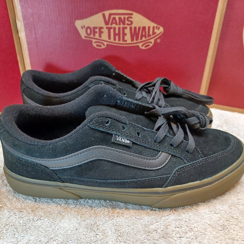 Vans Men's 9.5/Women's 11 Bearcat Black/Dark Gum VN000DT239L New - Picture 6 of 12